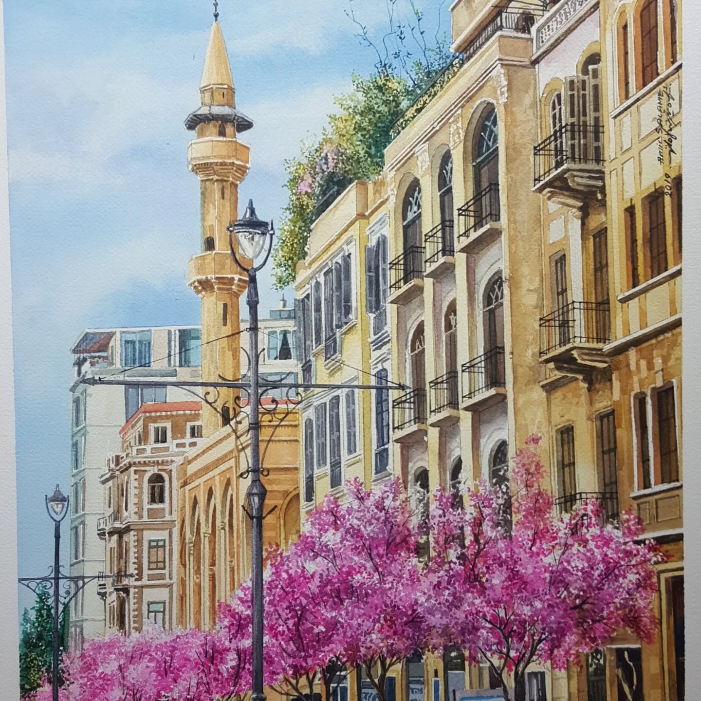 Beirut in Blossom fine art print